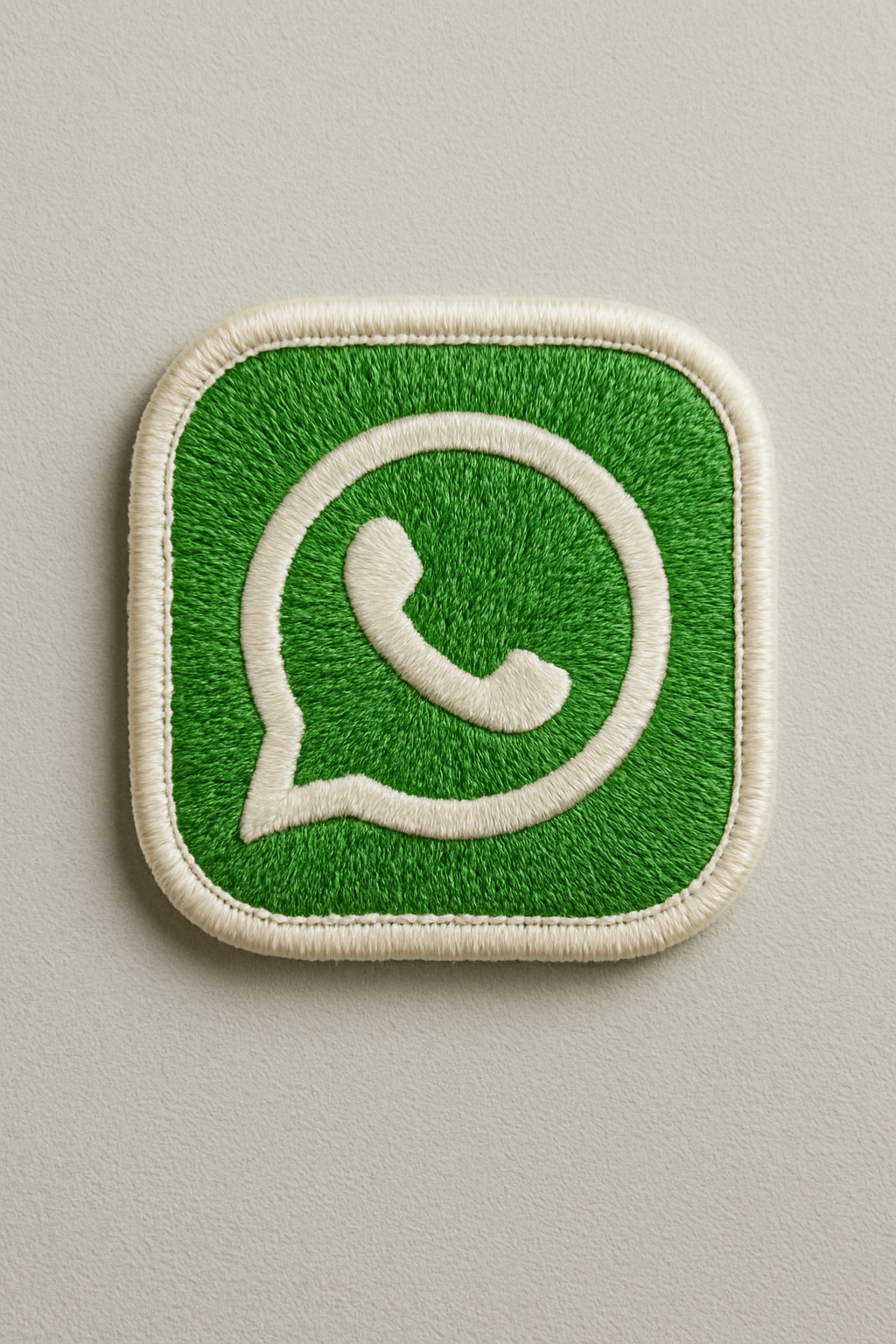 Burbujas de chat verdes minimalistas sobre fondo blanco.